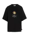 Gcds Graphic Print T-shirt In Black