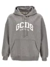 Gcds Gray Cotton Sweatshirt In Grey
