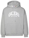 Gcds Gray Cotton Sweatshirt In Grey