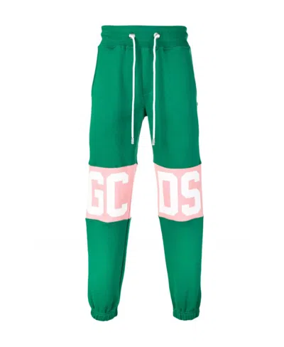 Gcds Green, Pink Letter-closed Casual Sweatpants