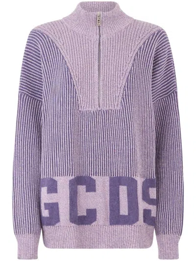 GCDS HALF-ZIP JUMPER