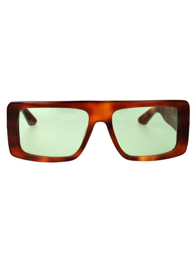 Gcds Havana Acetate Sunglasses In Multi