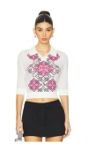 Gcds Polohemd Hello Kitty In White