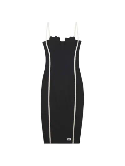 Gcds Hello Kitty Midi Dress In Black