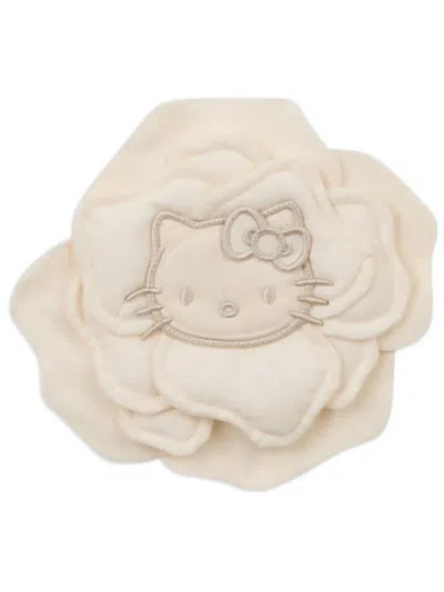 Gcds Hello Kitty-embellished Brooch In Neutral