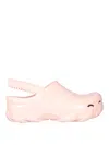 Gcds Ibex Logo-embossed Slingback Clogs In Nude & Neutrals
