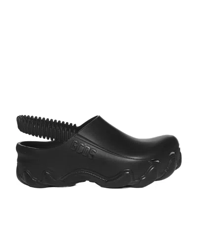 Gcds Ibex Slingback Clogs In Black