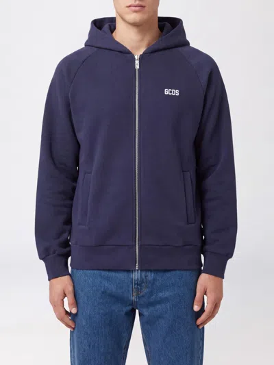 Gcds Jacket Men Color Navy In Blue