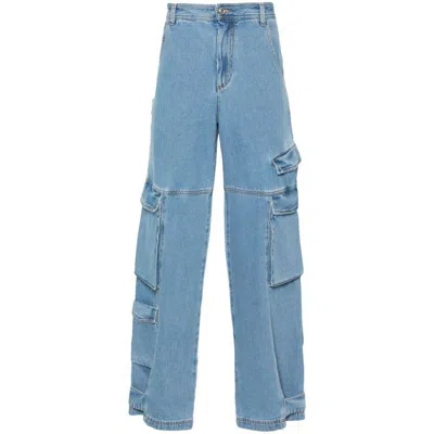 Gcds Jeans In Blue