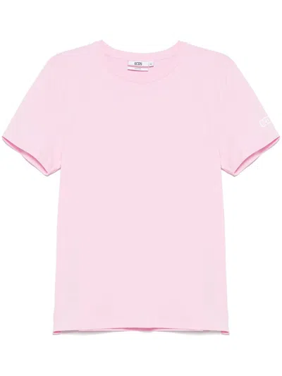 Gcds Jersey T-shirt In 粉色