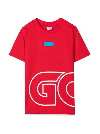 Gcds Jersey T-shirt Boy In White