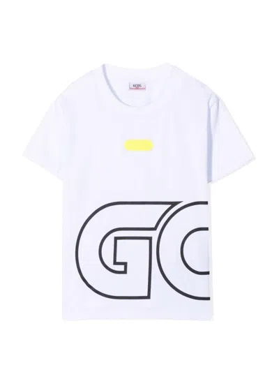Gcds Jersey T-shirt Boy In White