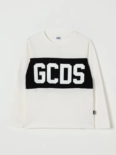 GCDS JUNIOR T-SHIRT GCDS JUNIOR KIDS COLOR WHITE,H28168001