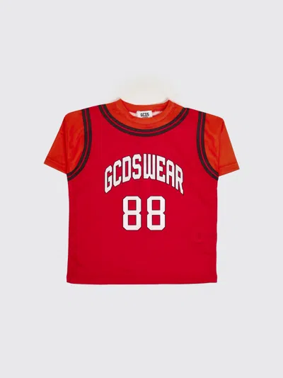 Gcds Junior T-shirt Kids In Red