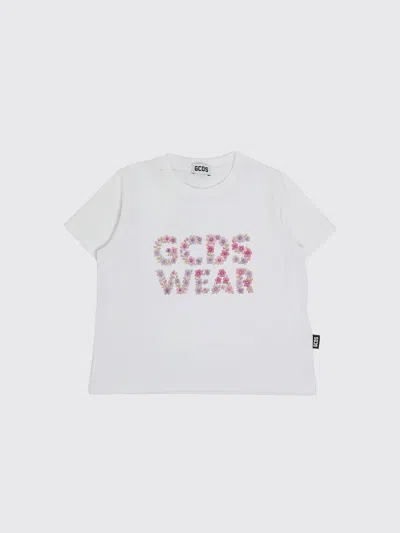 Gcds Junior T-shirt Kids Color White