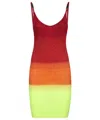 Gcds Multicoloured Sleeveless Dress In Brown