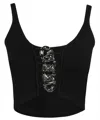 Gcds Knitted Top In Black