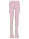 Gcds Leggings In Pink Viscose Blend In Pink