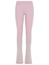 Gcds Leggings In Pink Viscose Blend In Pink