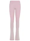 Gcds Leggings In Pink Viscose Blend In Pink