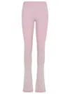 Gcds Leggings In Pink Viscose Blend In Pink