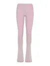 Gcds Leggings In Pink Viscose Blend In Nude & Neutrals