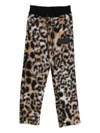 Gcds Leopard-print Drawstring-waist Pants In Animal Print