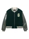 Gcds Letterman Zip Jacket In Multi