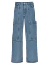 Gcds Jeans In Light Blue