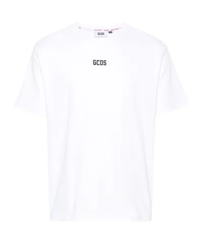 GCDS GCDS LOGO PRINTED CREWNECK T-SHIRT