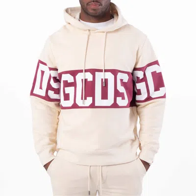 Gcds Logo Band Sweatshirt In Brown