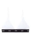 Gcds Logo-band Triangle Bra In White
