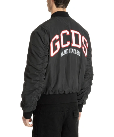 Gcds Logo Bomber Jacket In Black