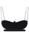 Gcds Logo-chain Bra Top In Black