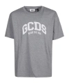Gcds Lounge Logo Oversize T-shirt In Gray