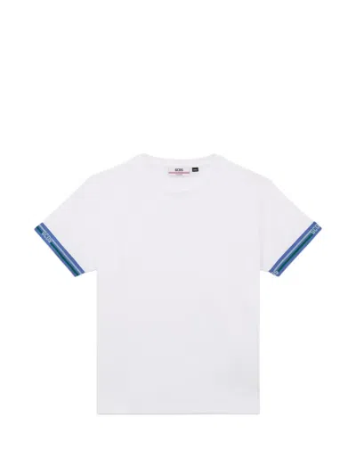 Gcds T-shirt Mit Logo-detail In Neutral