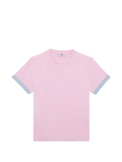 Gcds T-shirt Mit Logo-detail In Pink