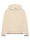 Gcds Logo-embossed Hoodie In Neutral