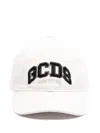 Gcds Logo-embroidered Cap In White