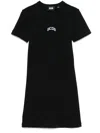 Gcds Dress Lounge Logo Mini Dress In Black