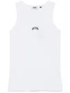 Gcds Logo-embroidered Tank Top In White
