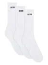 Gcds Logo-jacquard Socks (pack Of Three)