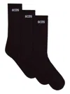 Gcds Logo-jacquard Socks (pack Of Three)