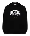Gcds Black Cotton Sweatshirt In Black