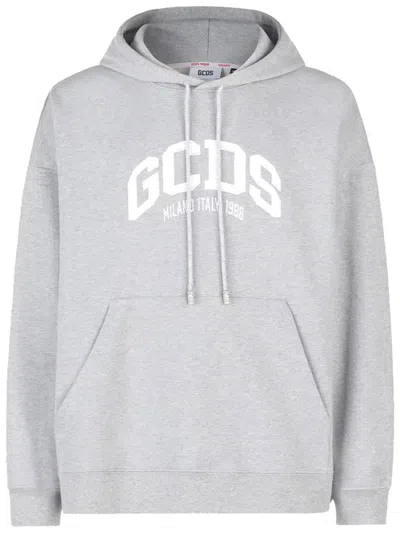 Gcds Sweatshirt Capp.logo In Grey