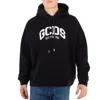 Gcds Logo Lounge 2024 Oversized Hoodie In Black