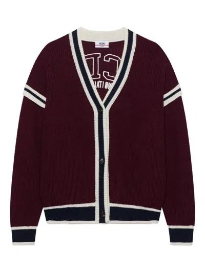 GCDS LOGO LOUNGE COLLEGE CARDIGAN