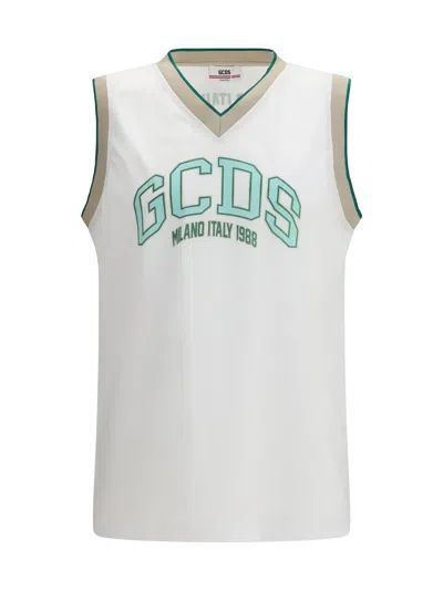 Gcds Logo Lounge Mesh Tank Top In Multi