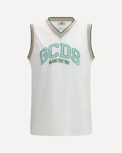 Gcds Logo Lounge Mesh Tank Top In Multi