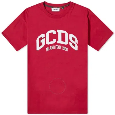 Gcds Logo Lounge T-shirt In Red